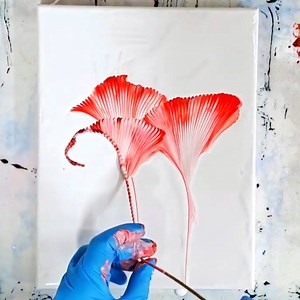 For anyone looking to learn the string pull technique, this is an awesome technique! | Mixed Media Girl