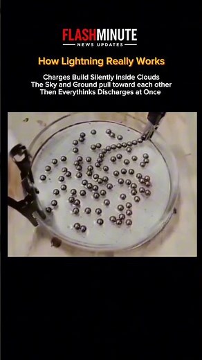 How Lightning Is Actually Created ⚡