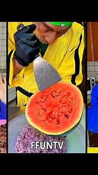 Ice cream challenge! Chocolate food vs red food mukbang