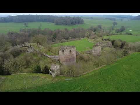 Chartley Castle, Staffordshire, DJI 4K Drone Footage.