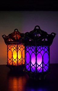 Gothic Lantern | Dancing Flame | 3D Printed | Nightlight | Cosplay | Rechargeable Light | Easy Switch on and off | - Etsy