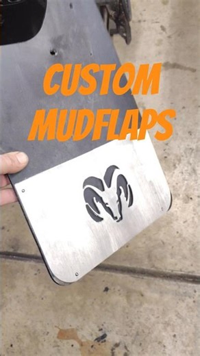I made some mudflaps for my truck