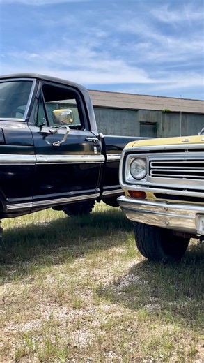 4.9K views · 3.3K reactions | Vintage 4x4 Trucks…always 酪 1971 Ford Highboy VS 1973 Dodge Power Wagon  Which one would you take? . . . #dodge #powerwagon #w100 #mopar #oldtruck #vintage4x4 #bumpside #fordhighboy #f250 #patina #farmtruck #cowpoke #classic #classictrucks #oldschool #ford #fordtrucks #oldford #oldtrucksdaily #roadrunnerclassics | Roadrunner Classics | Facebook