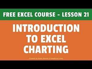 Introduction to Excel Charting Video Lecture | How to become an Expert of MS Excel - Class 6