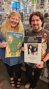 Thanks to all the fans who helped us celebrate the new "Buckingham Nicks" reissue today! Long out-of-print, the only studio album by the iconic duo of Stevie Nicks and Lindsey Buckingham is finally available again! We played the album, gave away a cool double-sided poster, and raffled off prizes, including a copy of #BuckinghamNicks on CD and LP, slipmats, Amoeba gift certificates & more. "Buckingham Nicks" is out now via RHINO on CD, hi-fi edition vinyl, baby blue vinyl, and indie exclusive pin