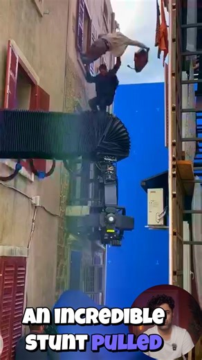 He Got Pulled Out a Window! INSANE Stunt with Full Safety Gear! #behindthescenes #FILMMAKING #STUNT | Arman Khan