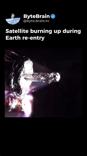 Satellite Re-Entry: Watch a Spacecraft Burn Up in Earth’s Atmosphere #engineering #space #science