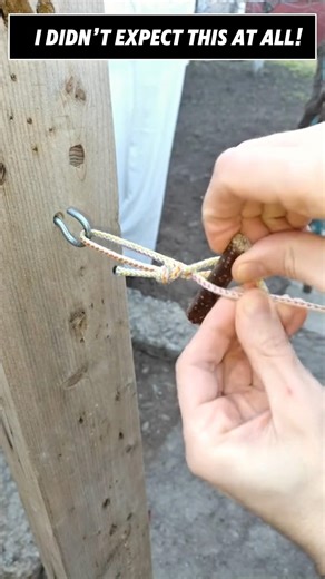 Loose clothesline makes drying clothes difficult
