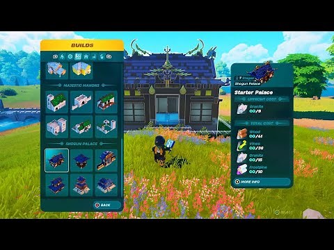 How to Unlock All Building Structures in LEGO Fortnite (Majestic Manors, Shogun Palace)
