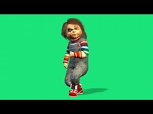 Chucky Dancing green screen( Child's play)