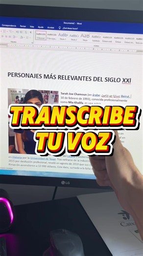 Pasar tu voz a texto nunca ha sido tan facil! #pc #pctips #trucos #informatica #españa