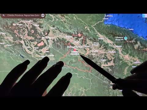 ASMR ~ Chimbu, Papua New Guinea History & Geography ~ Soft Spoken Map Tracing Google Earth