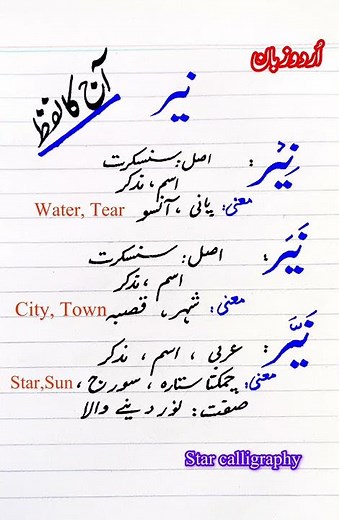 Urdu Words with Meaning | Learn Urdu | Improve your Urdu | Urdu likhna padna seekhain | Urdu Zaban