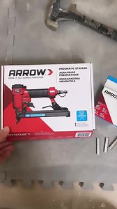 The PT50 pneumatic staple gun in all its glory 朗 @ironandpine.inc shows off the power and versatility of the #MadeWithArrow PT50 while fine tuning a framing project. Tackle any home project witht he PT50 today: https://bit.ly/3OLqBx4 #ArrowFastener #staplegun #tools | Arrow Fastener | Facebook