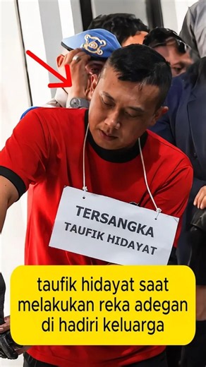 After Being Detained by Police, Taufik Hidayat Undergoes 21 Crime Scene Reconstructions at the Bo...