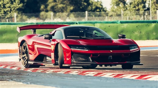 Flat out in the 1,183bhp F80: can this tech-heavy V6 still thrill like an old-school Ferrari?