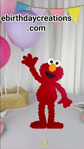 🎉 Sesame Street Birthday Decorations | Elmo & Cookie Monster Cutouts 🎂
