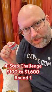 $100 to $1,600 4 Step Challenge | Round 1
