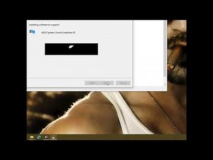Problem facing during installation of wrong version of Asus System Control Interface by Tech World