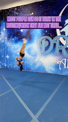 IF YOU CAN’T DO IT TIRED, CAN YOU REALLY DO IT?! #tumblechef #cheer #tumbling #Shorts