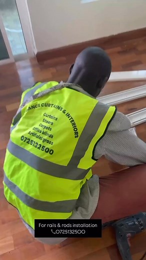 Rails & Rods installation (23windows) the later curtains imstallation.We do installations countrywide.We so aite visits for measurements.Call/WhatsApp 0725132500 | Elegance Curtains & Interiors