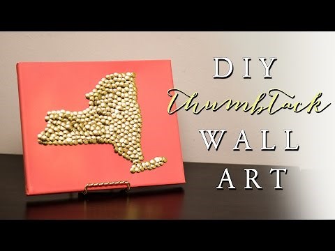 How to Make Thumbtack Art