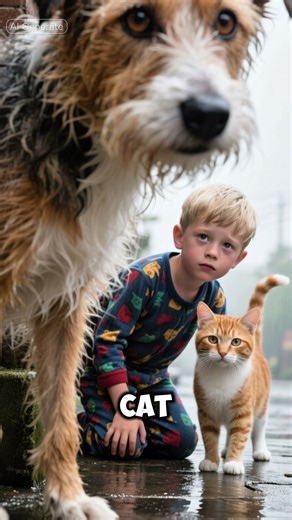 On a cold and rainy night, a scruffy terrier mix was left behind at a city park, shivering