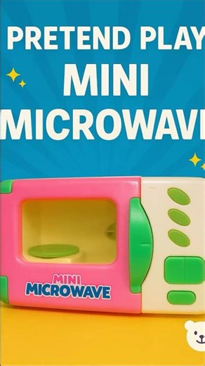 Tiny Microwave ASMR 😍✨ #song #music #unboxing #asmr #asmrsounds #ytshorts #asmrvideo #microwave