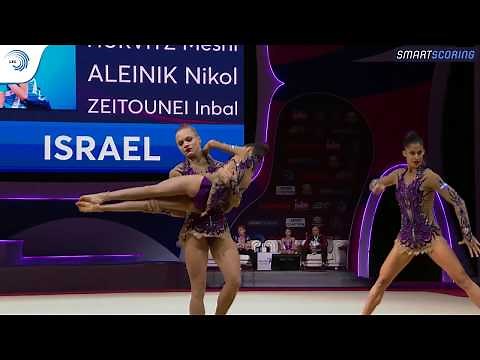 Women's group Israel - 2019 junior European Champions, all-around