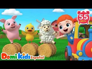 🐮 Tren Chucu Chucu con Animales 🚂 | Canción de Granja para Niños | Domi Kids en Español