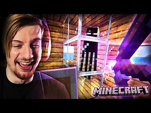 I TRAPPED AN ENDERMAN IN MY HOUSE (+ got the Infinity Bow & Diamond Armor) | Minecraft