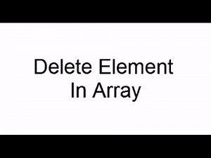 Data Structure | Delete Element In Array | C++ | Programming