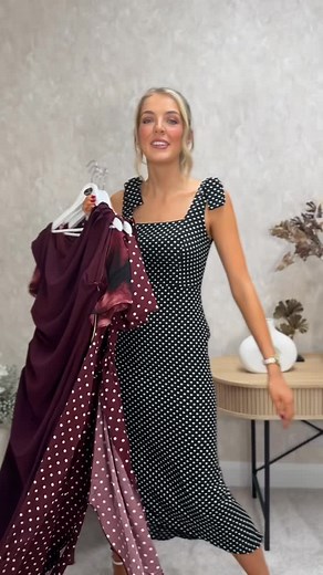 ✨ New Occasionwear Edit ✨ Think timeless polka dots, rich maroon tones, and the most flattering fits you’ll wear again and again 💃 From elegant midis to statement sleeves — every piece is designed to make you feel amazing 💫 And yes… everything is UNDER £50! 🤍 Available online and in store — but be quick, these won’t last long! Tap to shop! 🛍️ | Daisy Lane