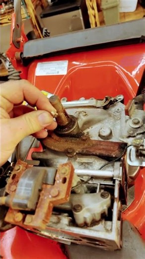Sheered flywheel key on a Briggs quantum