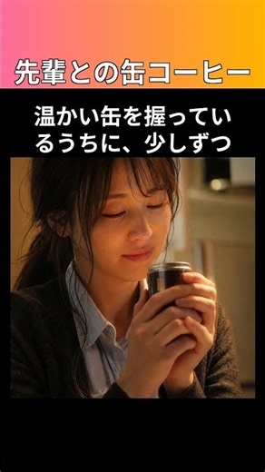 先輩との缶コーヒー #泣ける話 #感動する話 #仕事 #友情