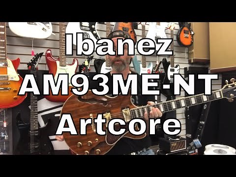 Ibanez AM93ME-NT Artcore Demo