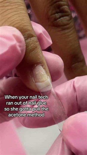 No Nail Glue? We Improvising Today 💀