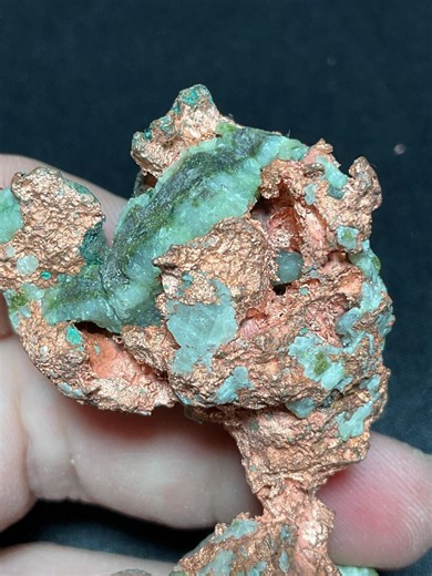 See Video Upper Peninsula Michigan, wolverine Mine, Native Copper Crystals Specimen, Keweenaw County, Unique Shape, Rare