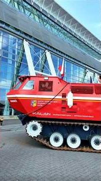 Firefighting amphibious vehicle 🚒🔥 at the #Interschutz 2026 Fair 🇩🇪