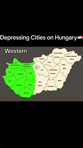 Depresing Cities on Hungary🇭🇺#hungary #depressing #euorpe #soviet #architecture