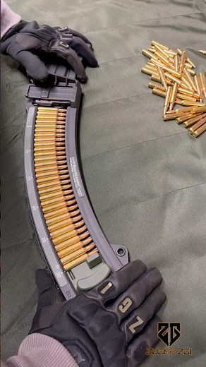 Loading AR/M4 magazines using Speedloader.