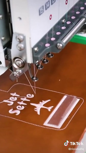 Embroidery Luggage Tag Tutorial for Travelers