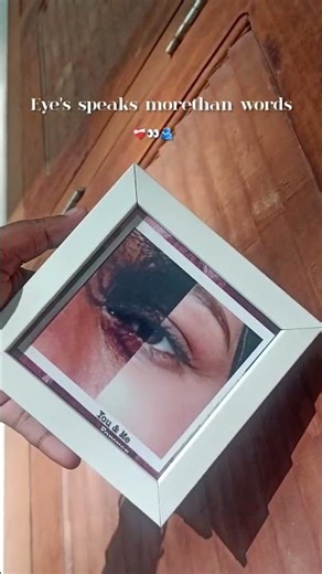 couples eye frame 🥰 #trending #frame #love #crwlinart #miniframe #shortvideo