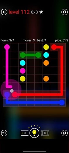 FLOW FREE MANIAS 8x8 LEVEL 112 COMPLETE SOLUTION #android #games #level #flowfree #solution #iso