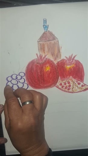 How to draw still life oil pastel#art #oilpastelart