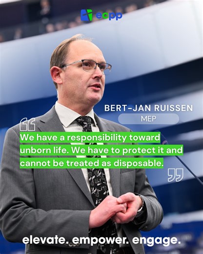ECPP.eu on Instagram: "🗣 ECPP MEP @hjaruissen: “Unborn life is life given by God and we have a responsibility to protect it.” In the debate on “My Voice, My Choice”, MEP Ruissen firmly defends the dignity of unborn life and rejects abortion as a solution. #ECPP #BertJanRuissen #HumanDignity #MyVoiceMyChoice #ProLife #abortion"