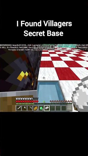 Villagers Secret Base #minecraft