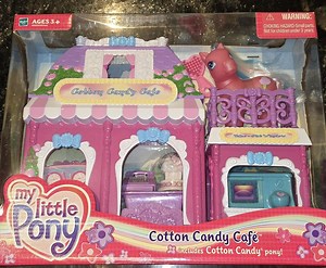 G3 My Little Pony Cotton Candy Cafe Play Set With Cotton Candy Pony NEW 2002. - Etsy