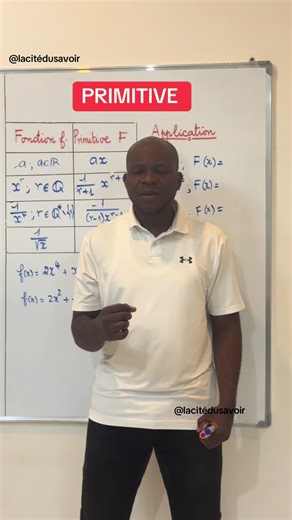 Primitive #cours #math