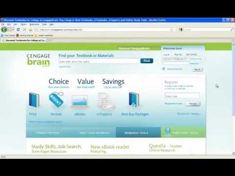 CengageBrain eReader Overview